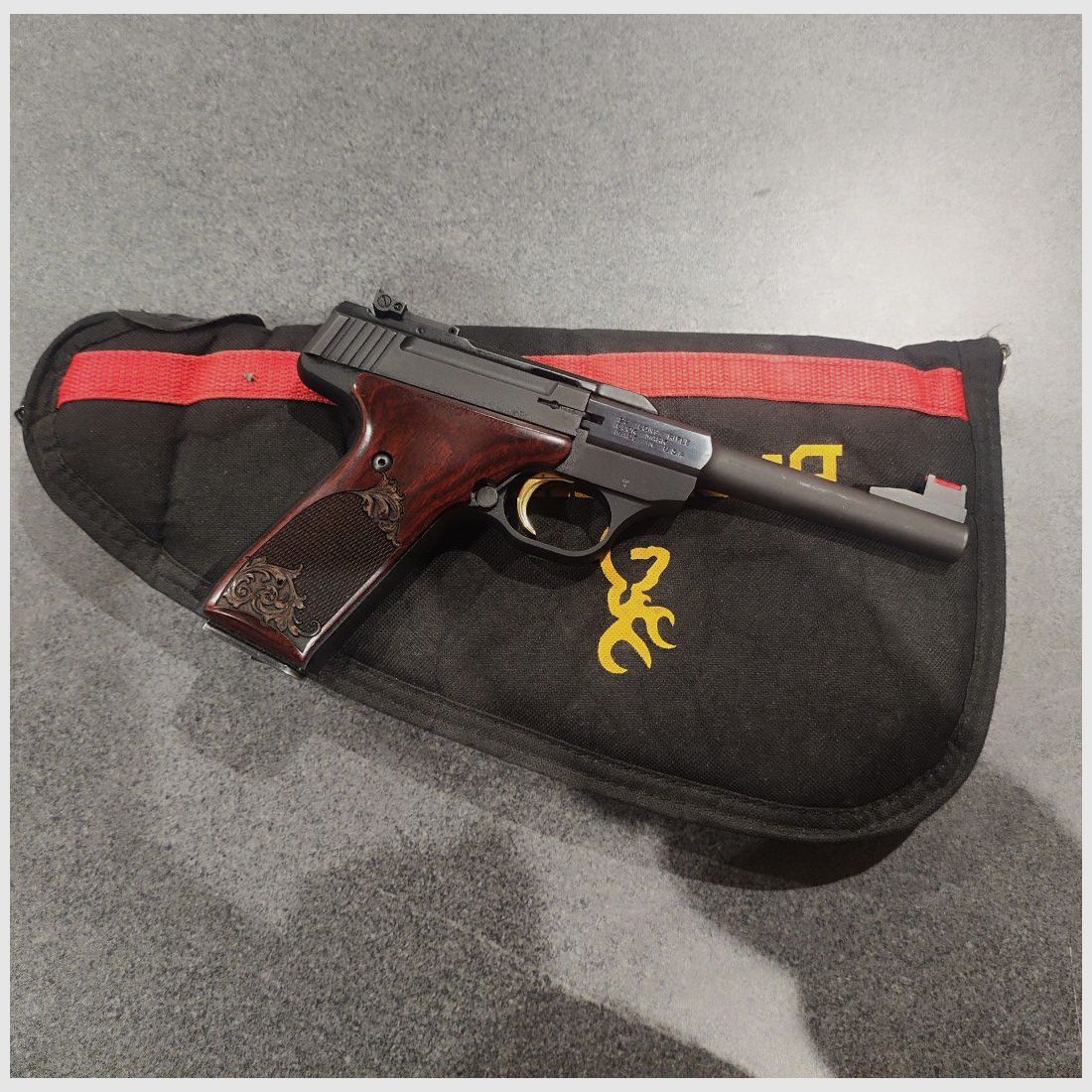 Pistole BROWNING Buck Mark Challenge Rosewood Kal.22Lr gebraucht, Bild 5 von 5