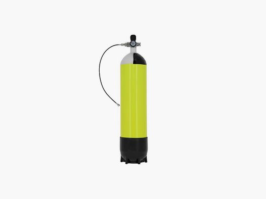 Ladeflasche 12L 300 bar + Ladeflexible