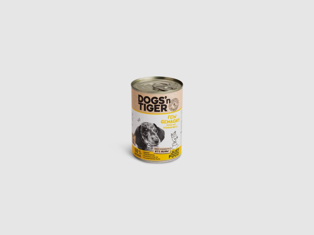 Dogs `n Tiger Welpennassfutter Fein gemacht!
