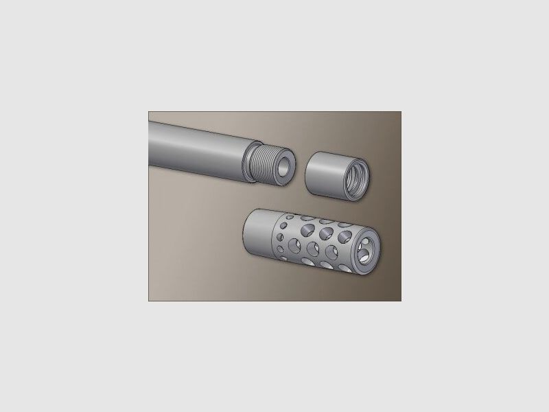 Freno de boca Blaser Blaser Dual Brake, M20x1, calibre máximo hasta 12,70 mm