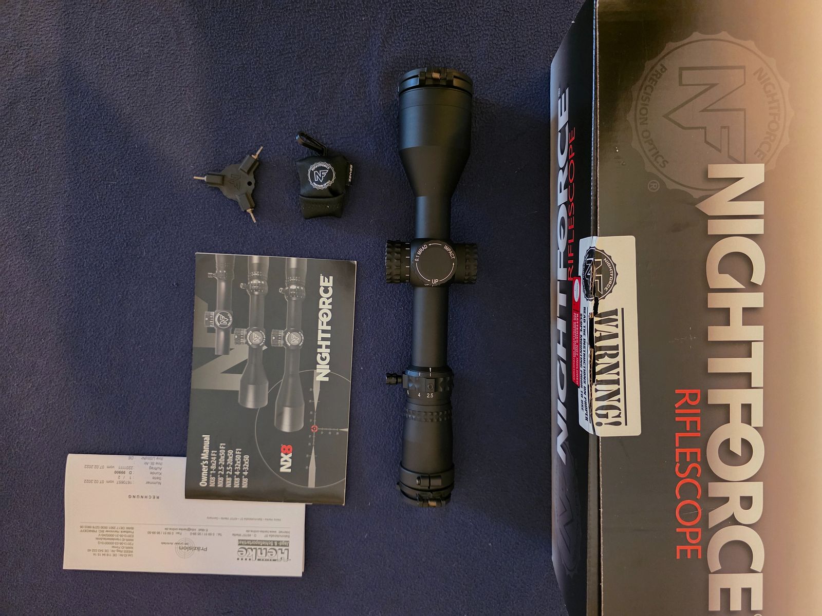 Nightforce NX8 2,5-20x50 F2, immagine 7 di 8