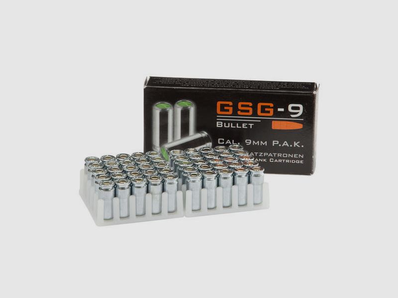 Victory GSG - 9 blank cartridges 9mm P.A.K. 50 pieces