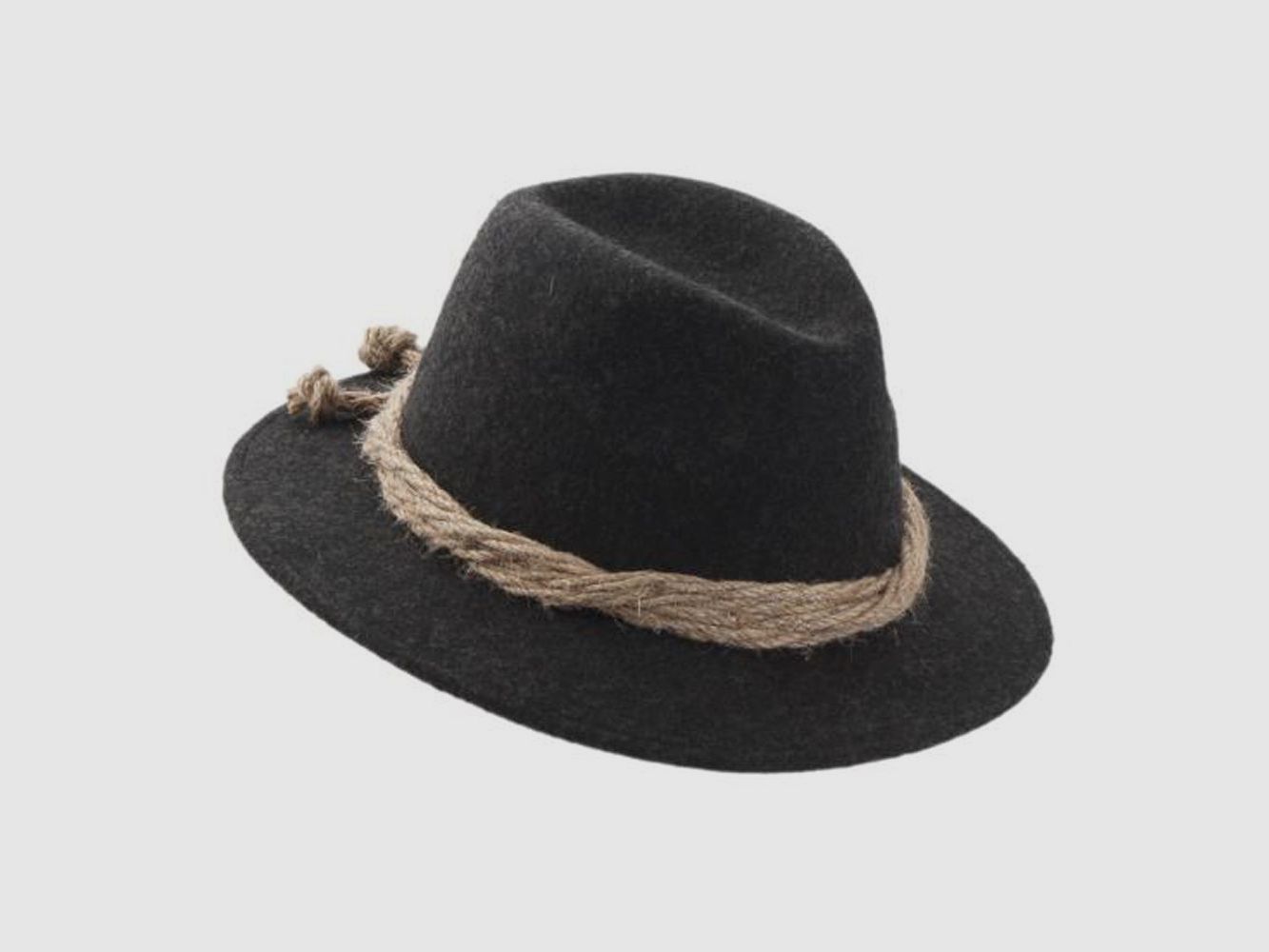 Wollhut rustikal – anthrazit