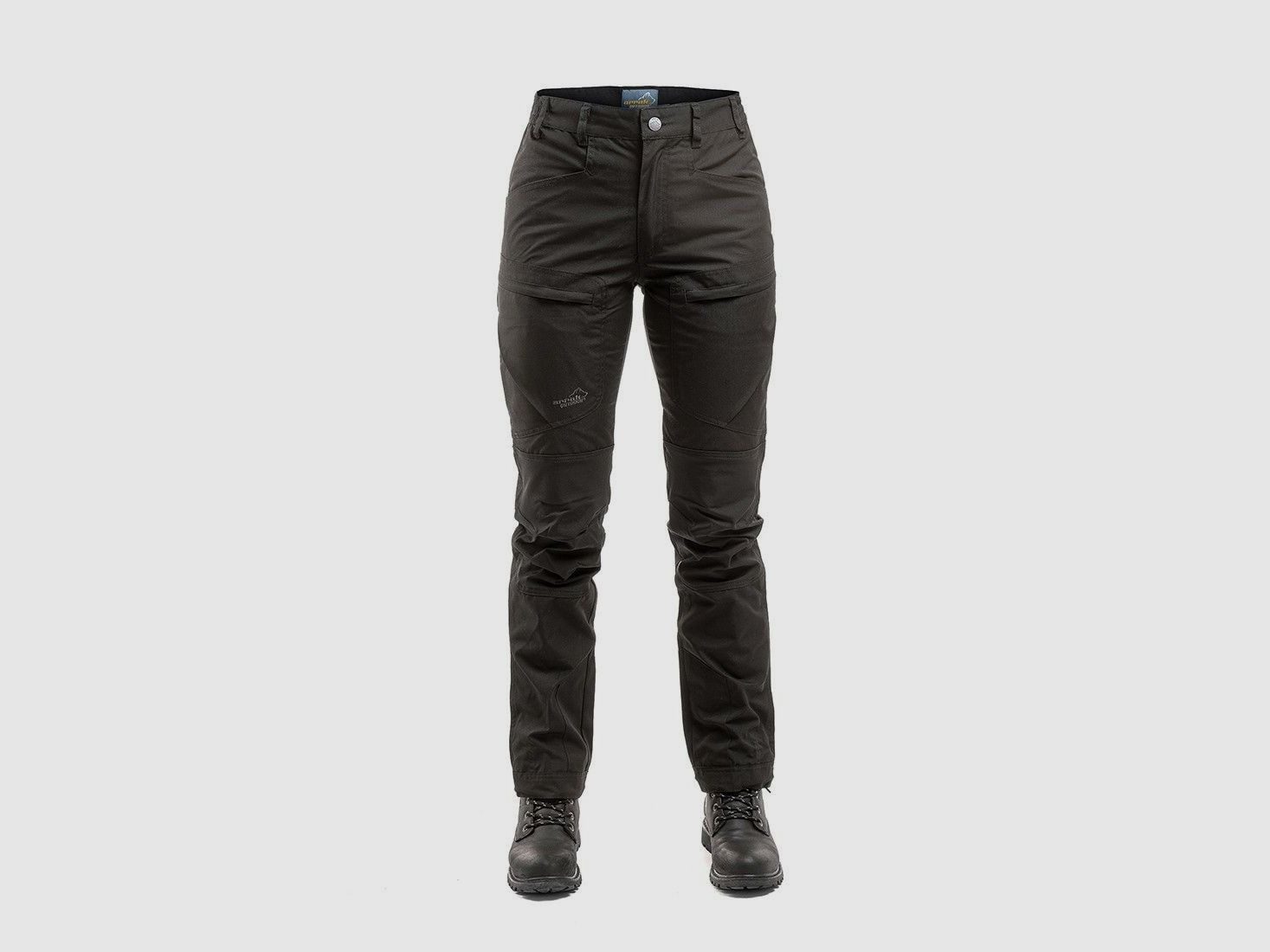 Arrak Outdoor Active Stretch Hose Damen Lang Schwarz - 42L