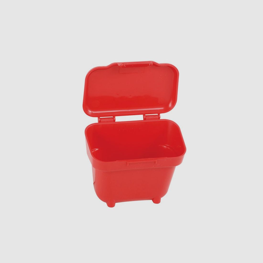 MTM cintura scatola per cartucce ABP rossa per un massimo di 100 cartucce a percussione .17 HMR e altre.