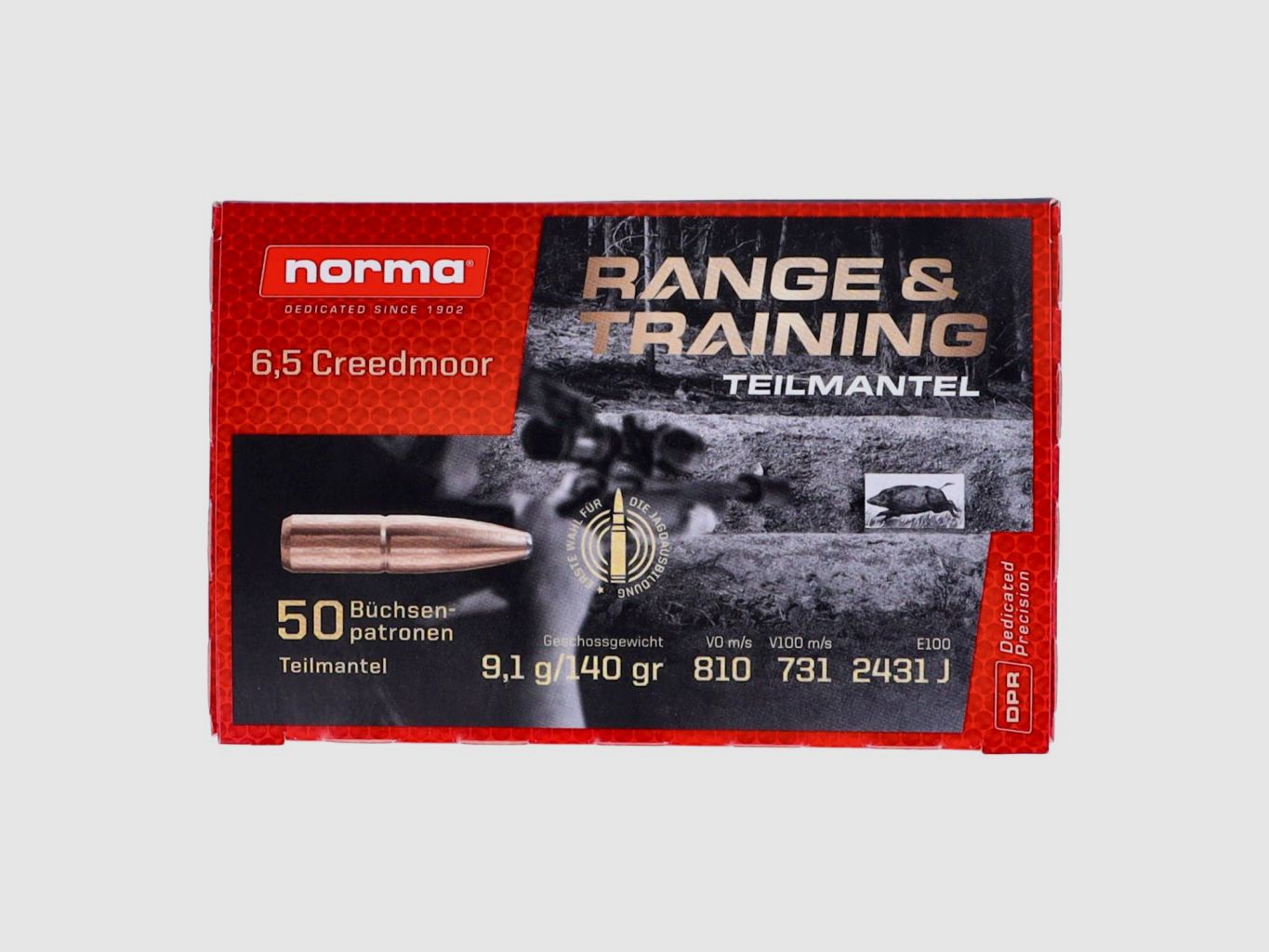 Norma Range & Training 6,5 Creedmor (50er Pack)