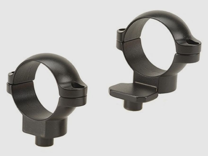 Leupold QR anelli 25,4 mm estesi medi inclinati neri opachi