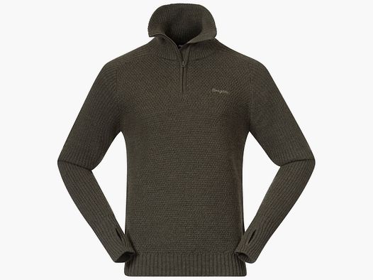 Bergans Ulriken Jumper Homme Vert Foncé Boue M