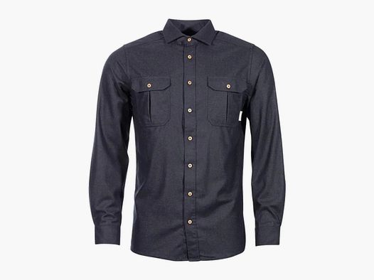 aclima Aclima Hemd LeisureWool ReBorn dark grey melange