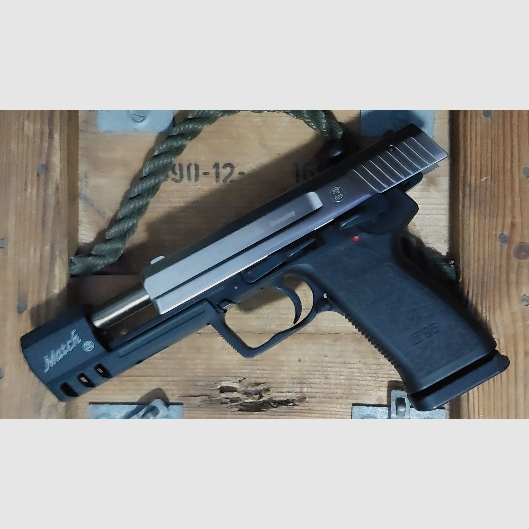 RÖHM - RG96 - Match - matte chrome (PTB 699) Glock RG 96 Walther