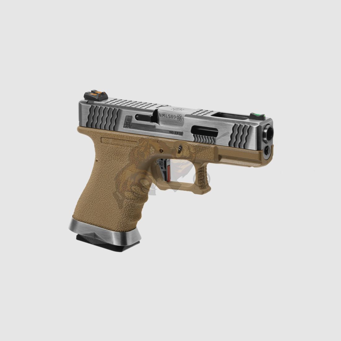 WE Custom 19 Metall Version Dual Tone Desert GBB -F-