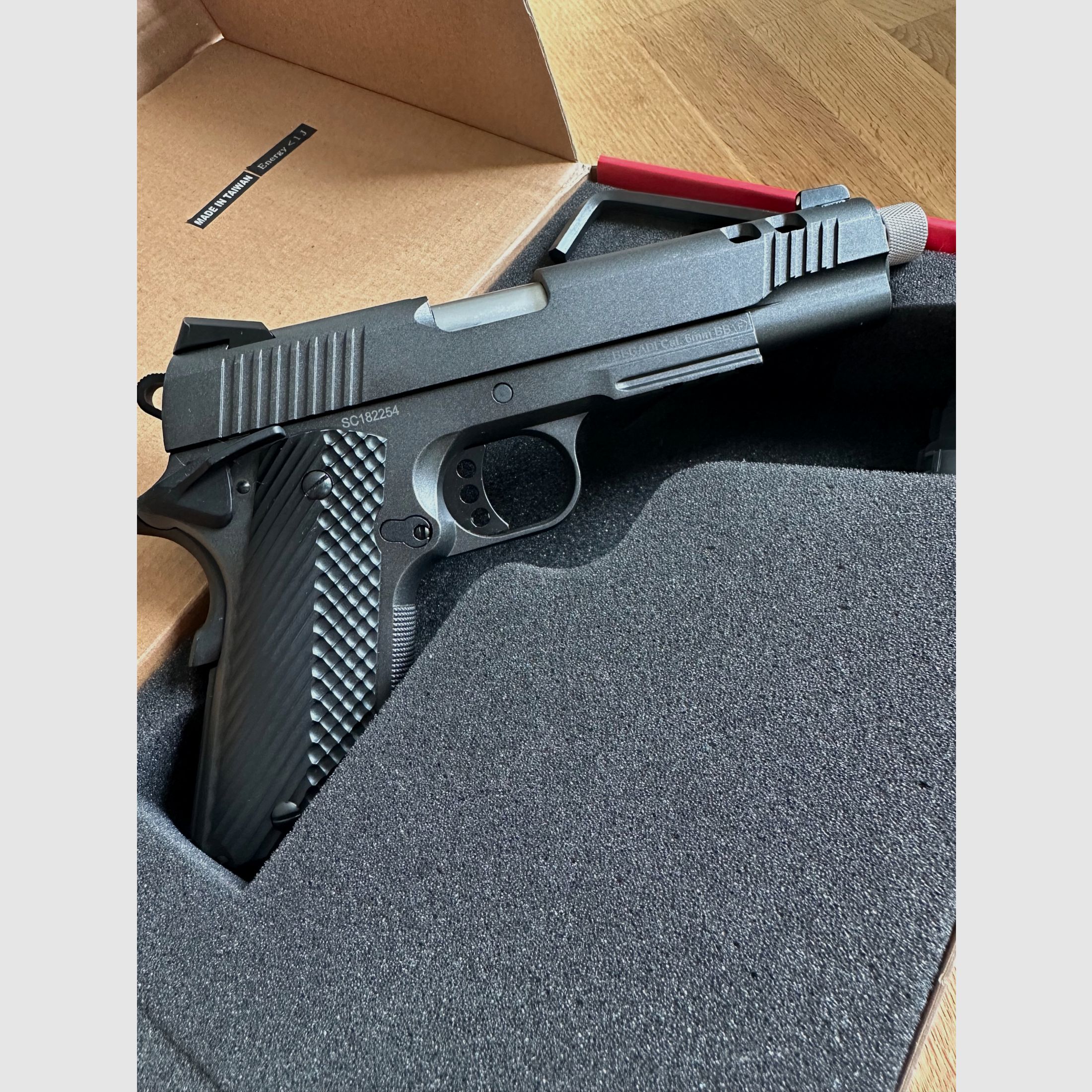 Secutor Rudis Acta non Verba pistola Airsoft 6mm 1Joule, imagen 2 de 8