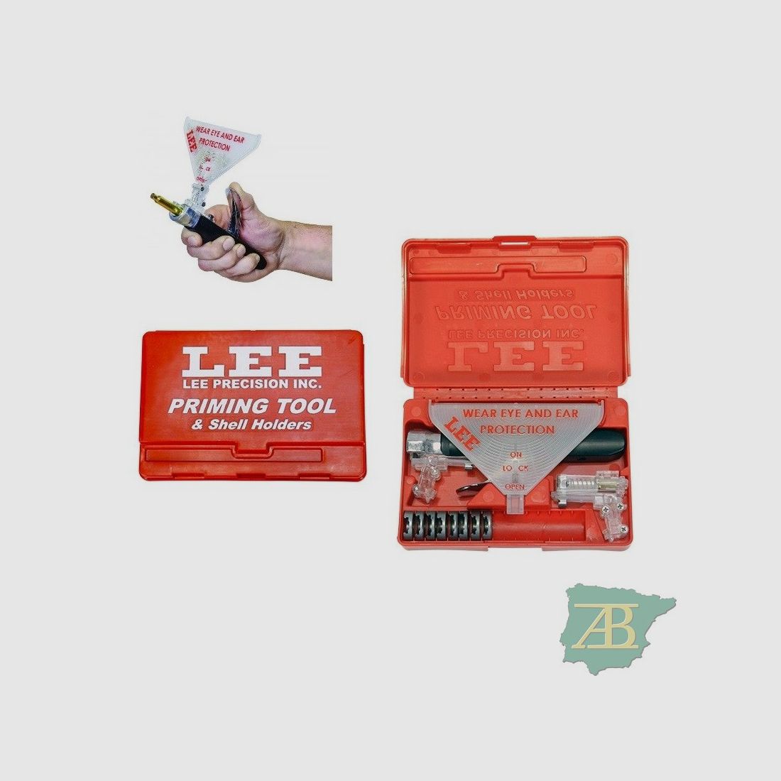 Manueller Lee Auto Prime XR mit Shell Holder Kit