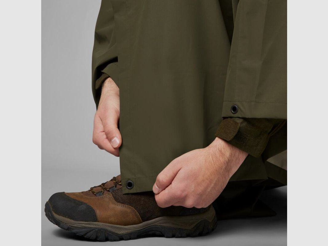Seeland Herren Regenponcho Taxus Pine green