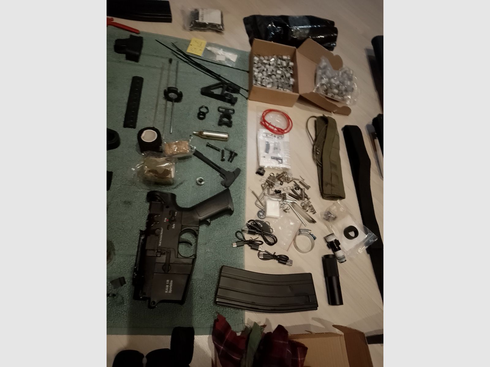 Letzte Chance! 2  .43 RAM Makierer Sturmgewehr 1R Gewehr Umarex CO2 Druckluft Set Sammlung Bastler Tausch inzahlungsnahme PCP Luftgewehr Pressluft Home Defense Festpreis 