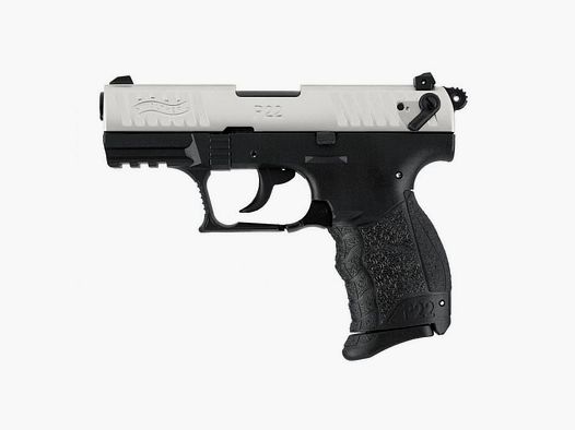 Pistolet na naboje 9mm Walther P22Q niklowany