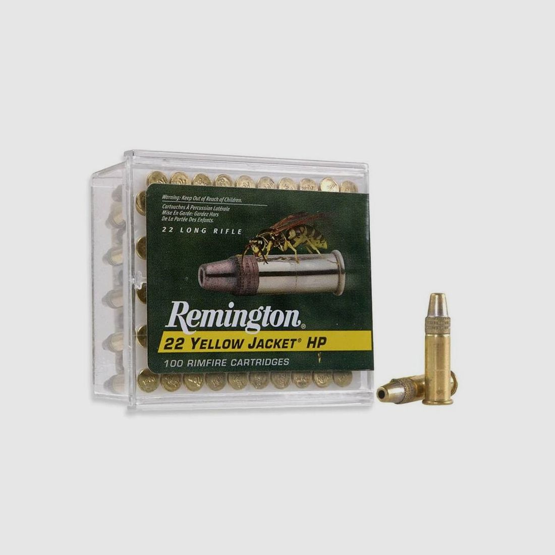 Remington Yellow Jacket .22 LR 33GR PTCHP 100 cartucce