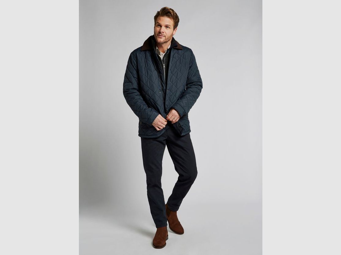 Dubarry Mountusher Quilted Jacket Navy, billede 3 af 6