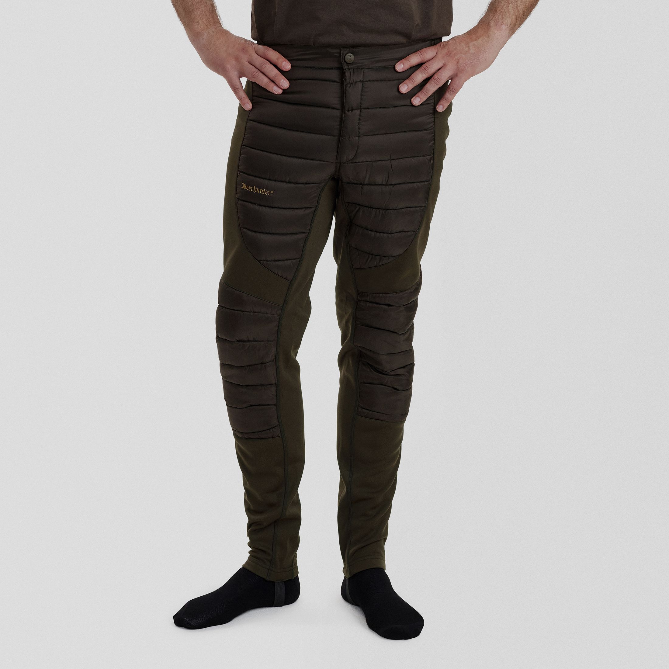 Excape Quilted Hose - Art Green – Größe: 2XL
