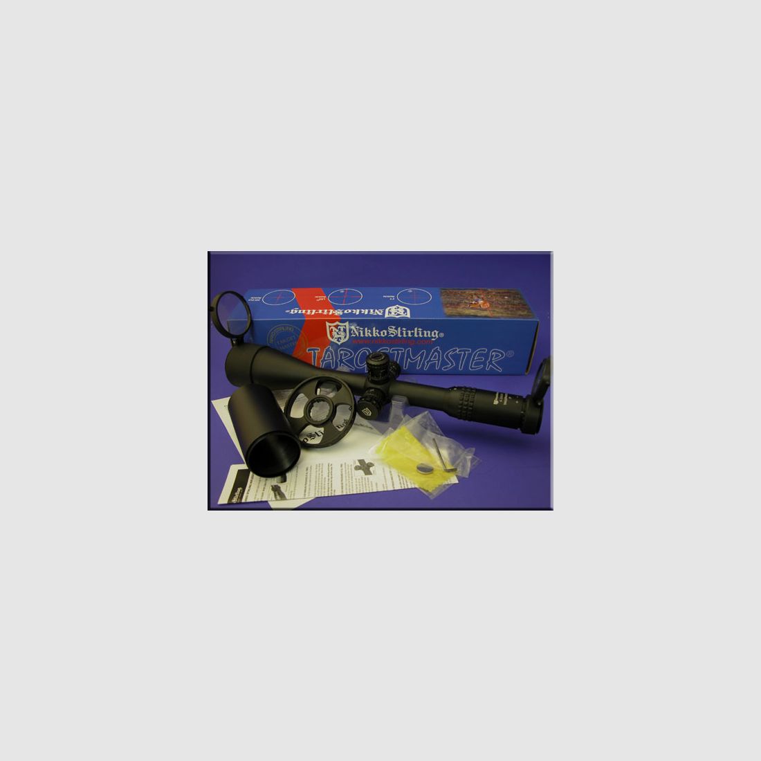 Nikko Stirling TARGET-MASTER 6-24x56 scope: FT illuminated