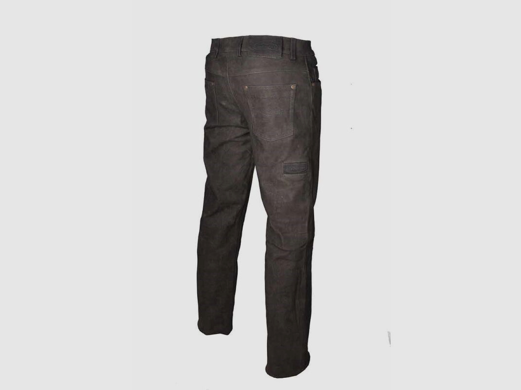Hubertus Lederhose 5 Pocket braun 34