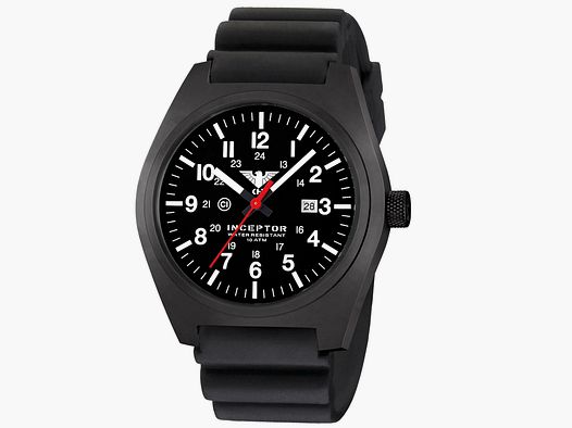 KHS Armbanduhr Inceptor Black Steel Diverband