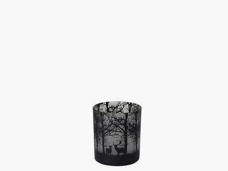 Kaheku Thoros Lámpara de Mesa Forestal Negra