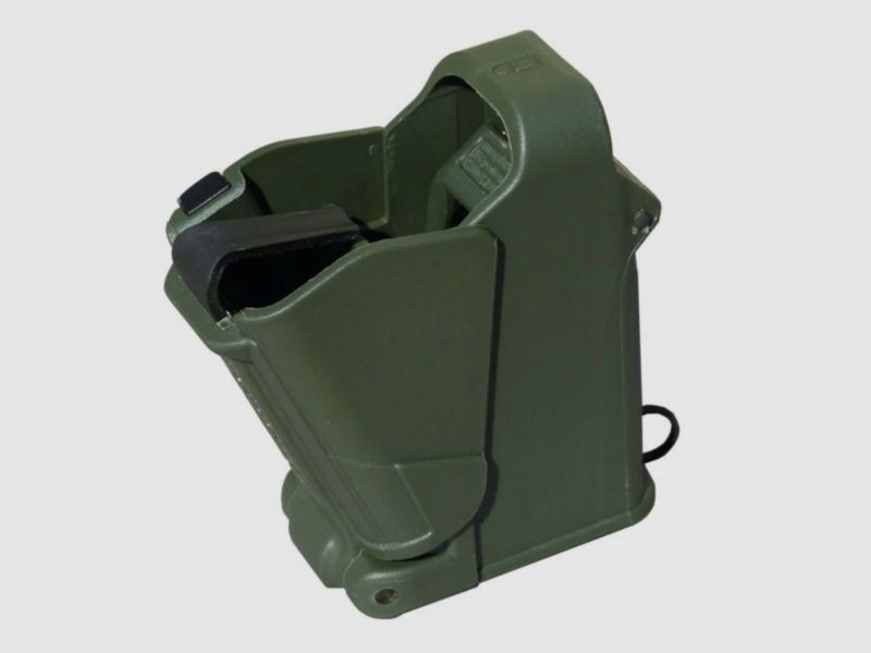 NEU! maglula® UpLULA® 9 mm to .45ACP universal pistol magazine loader  Dark Green UP60DG