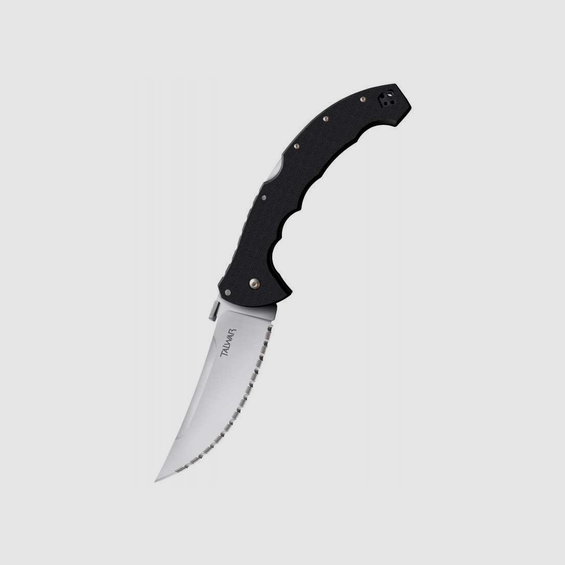 Cold Steel Taschenmesser Talwar, 5 1/2-Zoll Klinge, S35VN, Wellenschliff
