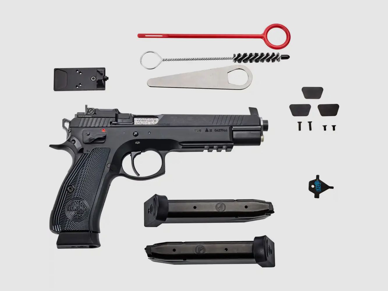 Pro Tuning Taipan OR Sportpistole Kal. 9 mm Luger – Optics Ready – Ganzstahl