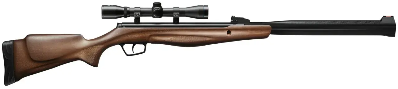 Pack Repetierbüchse Stoeger RX20 S3 Schalldämpfer Holz Kaliber 4,5 mit Zielfernrohr 4x32, Bild 2 von 2
