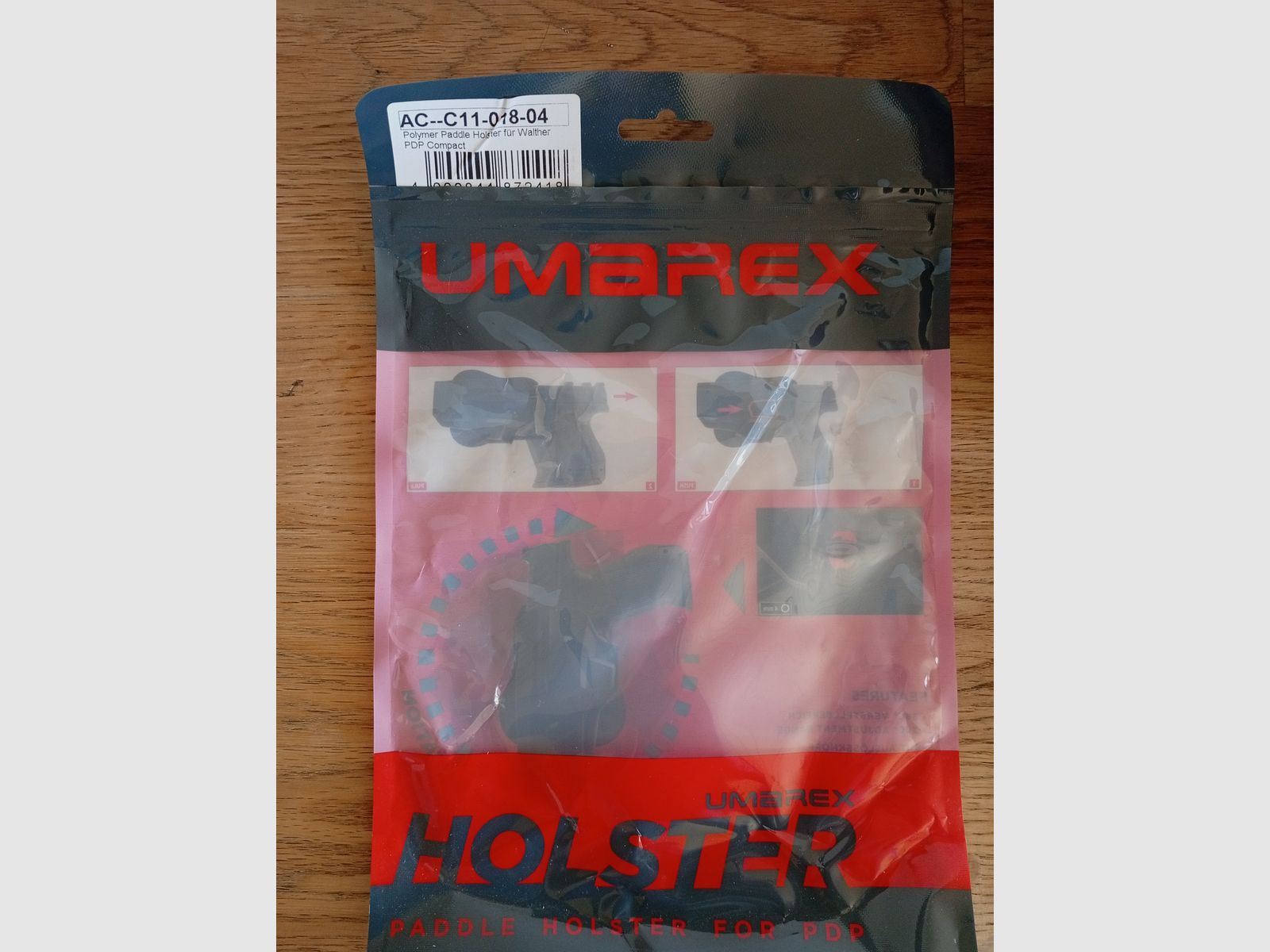 Umarex Polymer Holster /Gürtelholster für Walther PDP