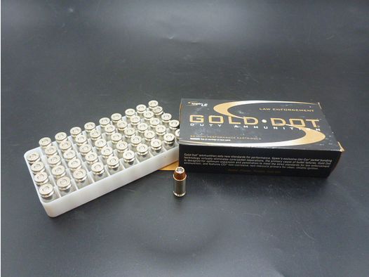 Munitions Speer cal .40 sw 180 grs GDHP (Gold Dot HP)