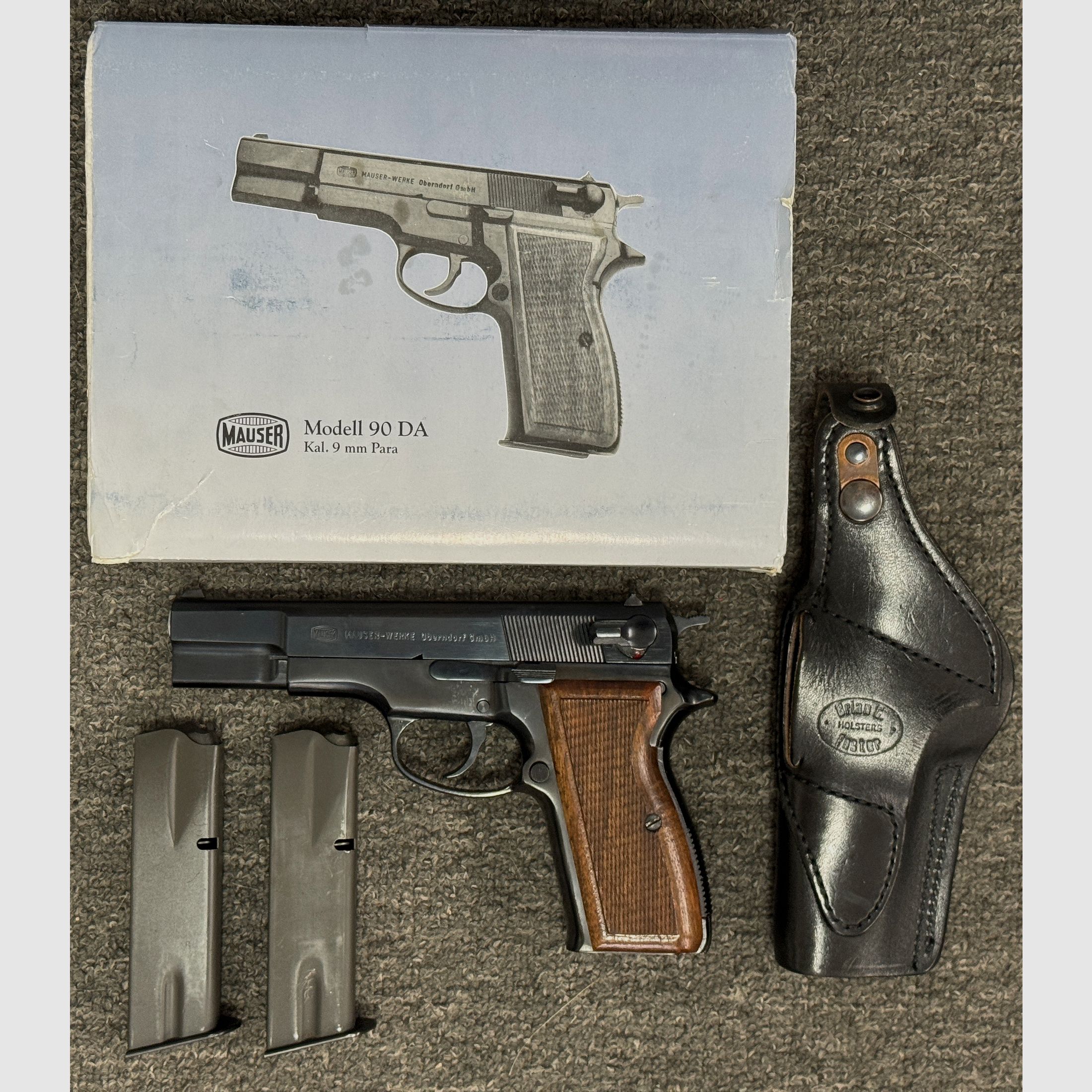 Mauser 90 DA - 9mm Para pistol