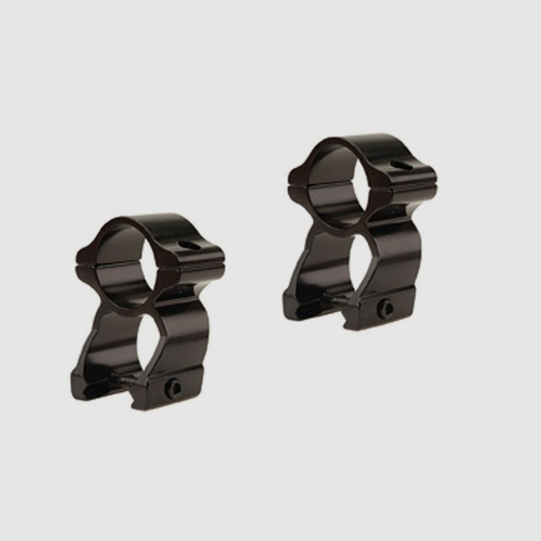 Leupold Rifleman detachable Ringe 25,4mm high see-through glänzend schwarz