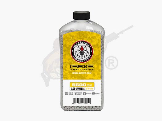Perfect Airsoft BB`s 0.25g (5.600 Stück) diameter 5,95mm - Weiß