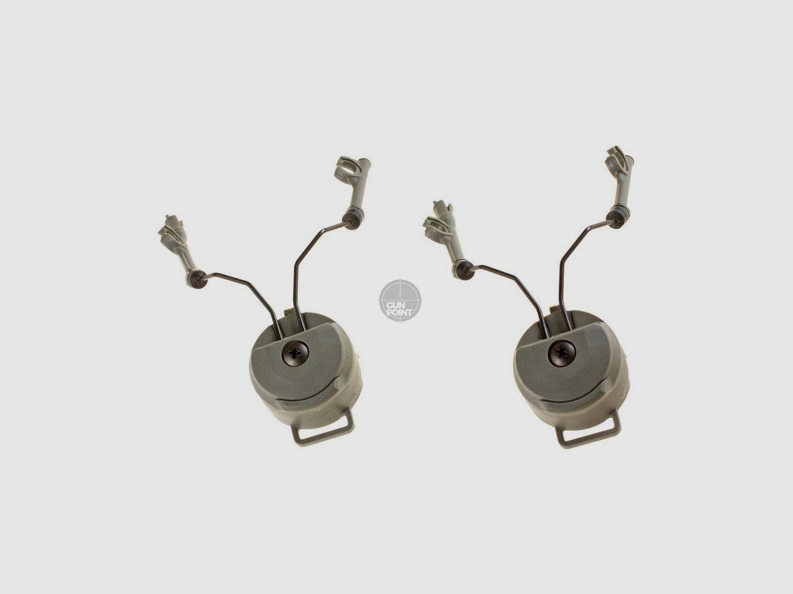 Adaptateur rail FMA pour casques Comtac - Vert feuillage