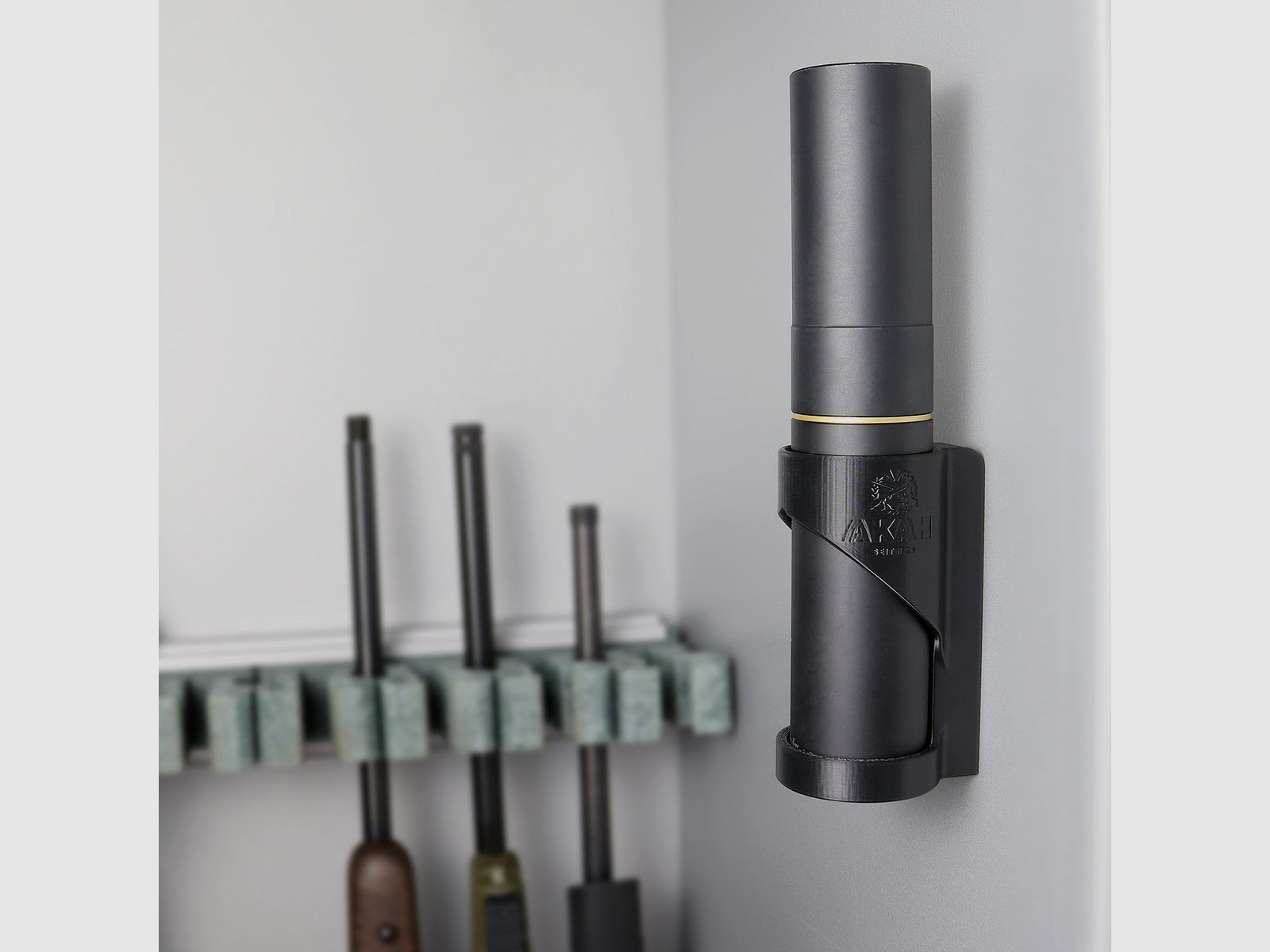 AKAH Schalldämpferhalter Ø62 mm magnetisch