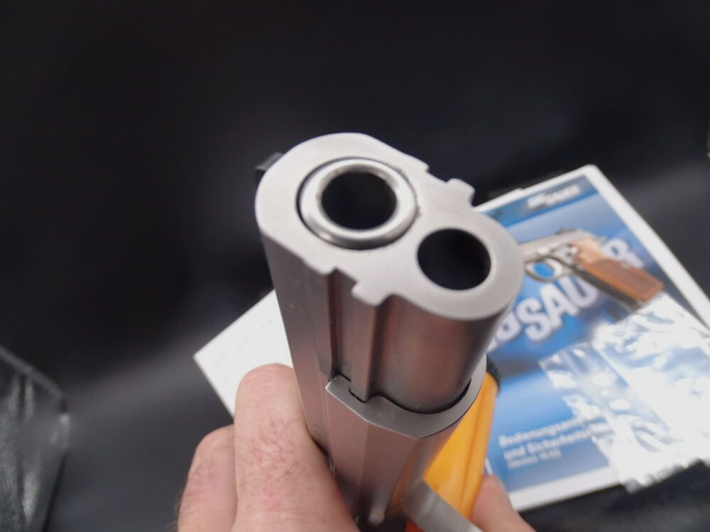 SIG Sauer P210 Super Target Silver 6" Hecho en Alemania P210 Super Target Silver