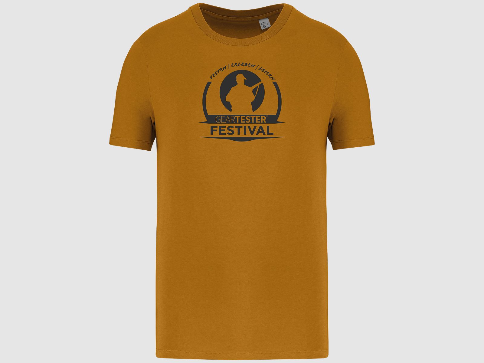 Geartester Festival Bio T-Shirt, großes Logo