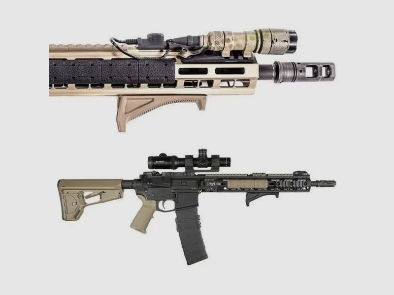 AFG M-LOK impugnatura anteriore angolata Magpul (nera), immagine 4 di 5