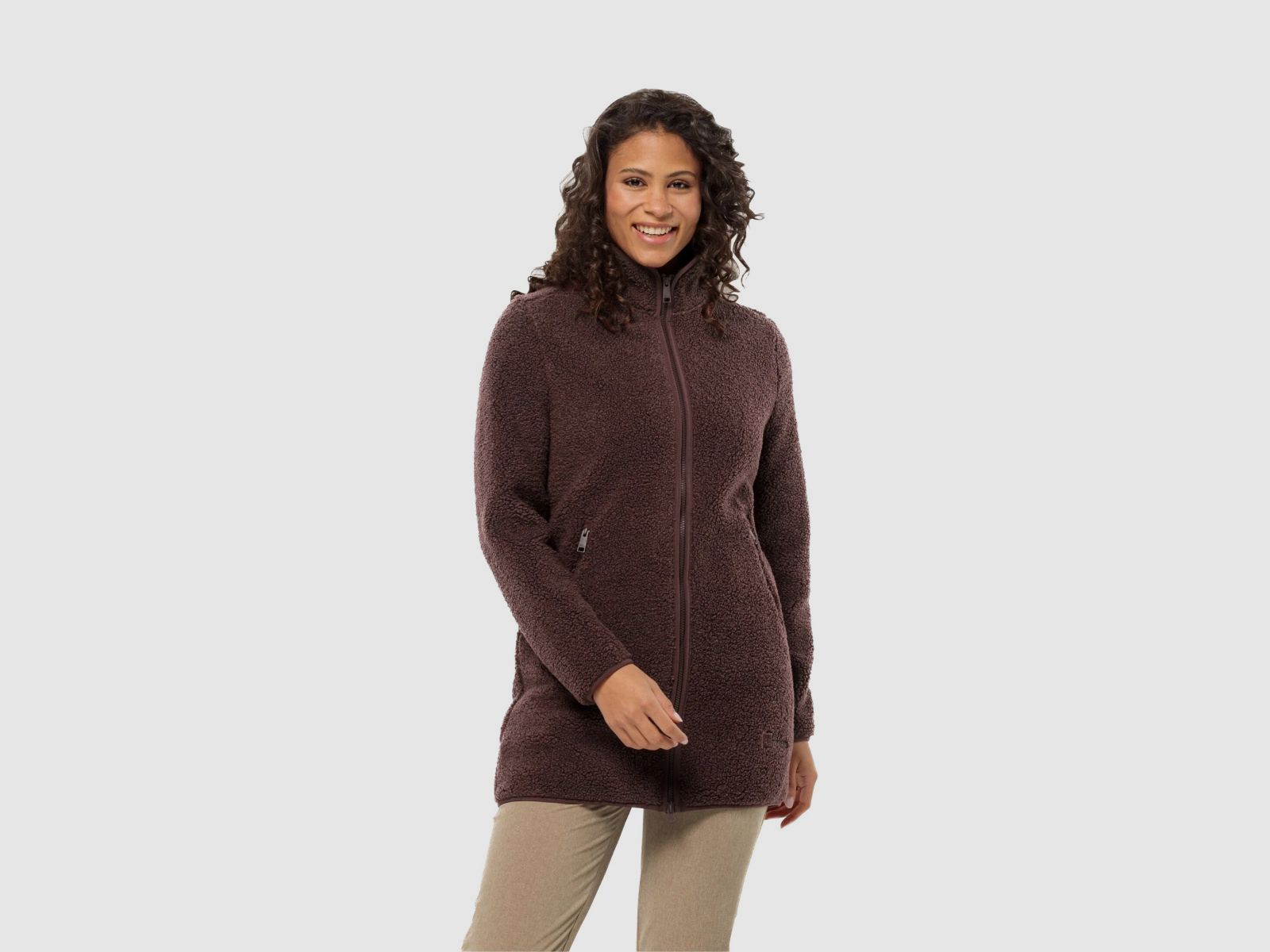 JACK WOLFSKIN High Curl Coat W Boysenberry