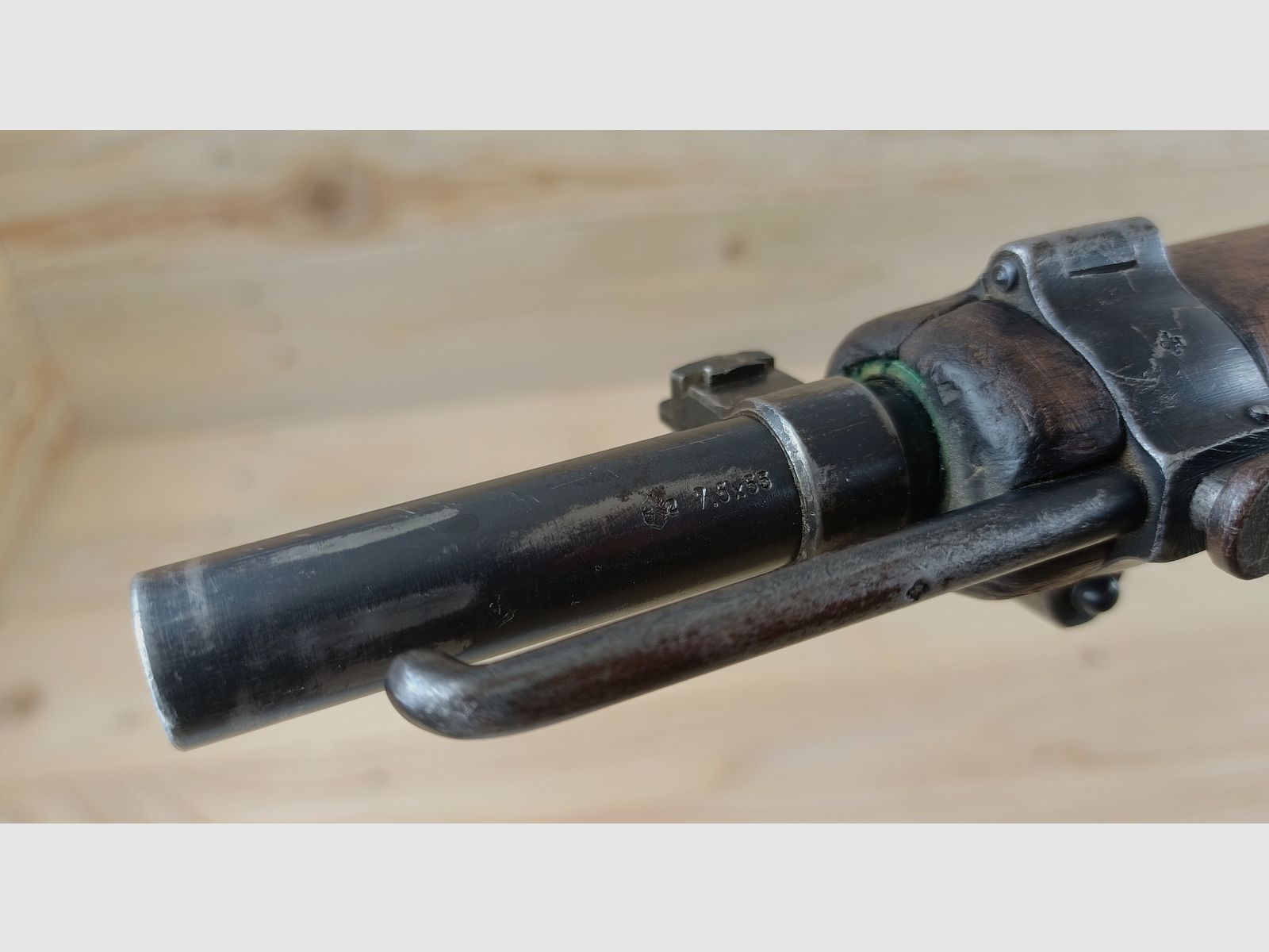 Schmidt Rubin G11, Kal. 7,5x55 Swiss *gültiger deutscher Beschuss*