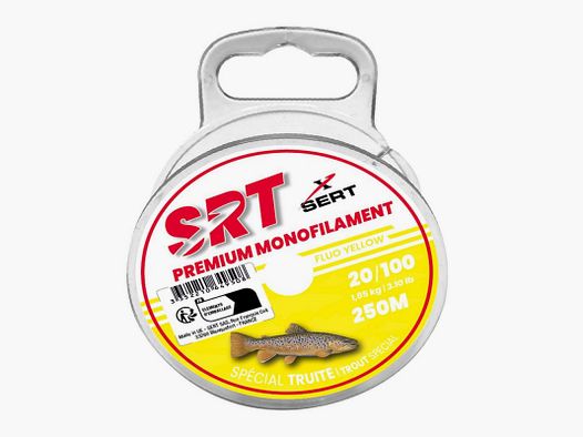 NYLON SRT SPEZIAL FORELLE FLUO GELB 150M