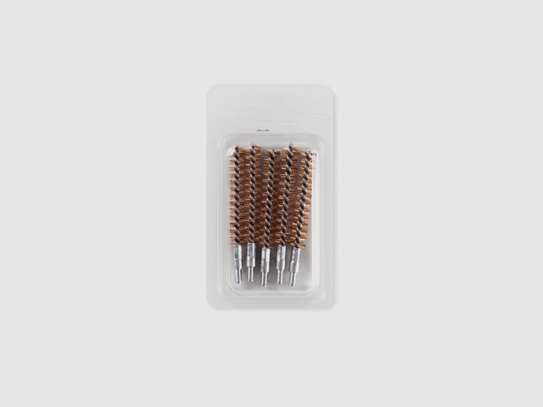 BLISTER 5PCS BROSSES EN BRONZE POUR CARABINE ET PISTOLE, image 2 sur 3