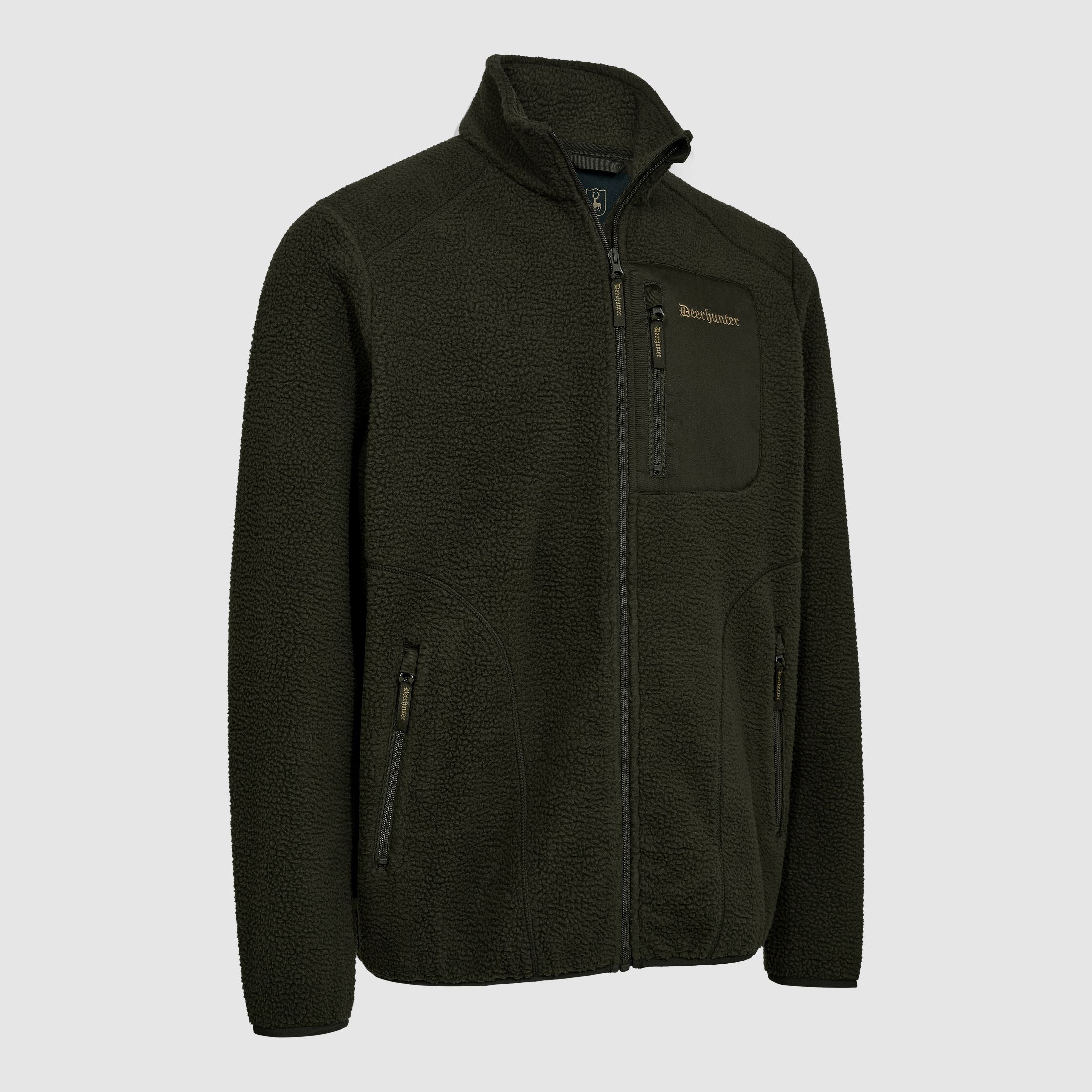 Atlas Fleece Jacke - Forest Green – Größe: 2XL