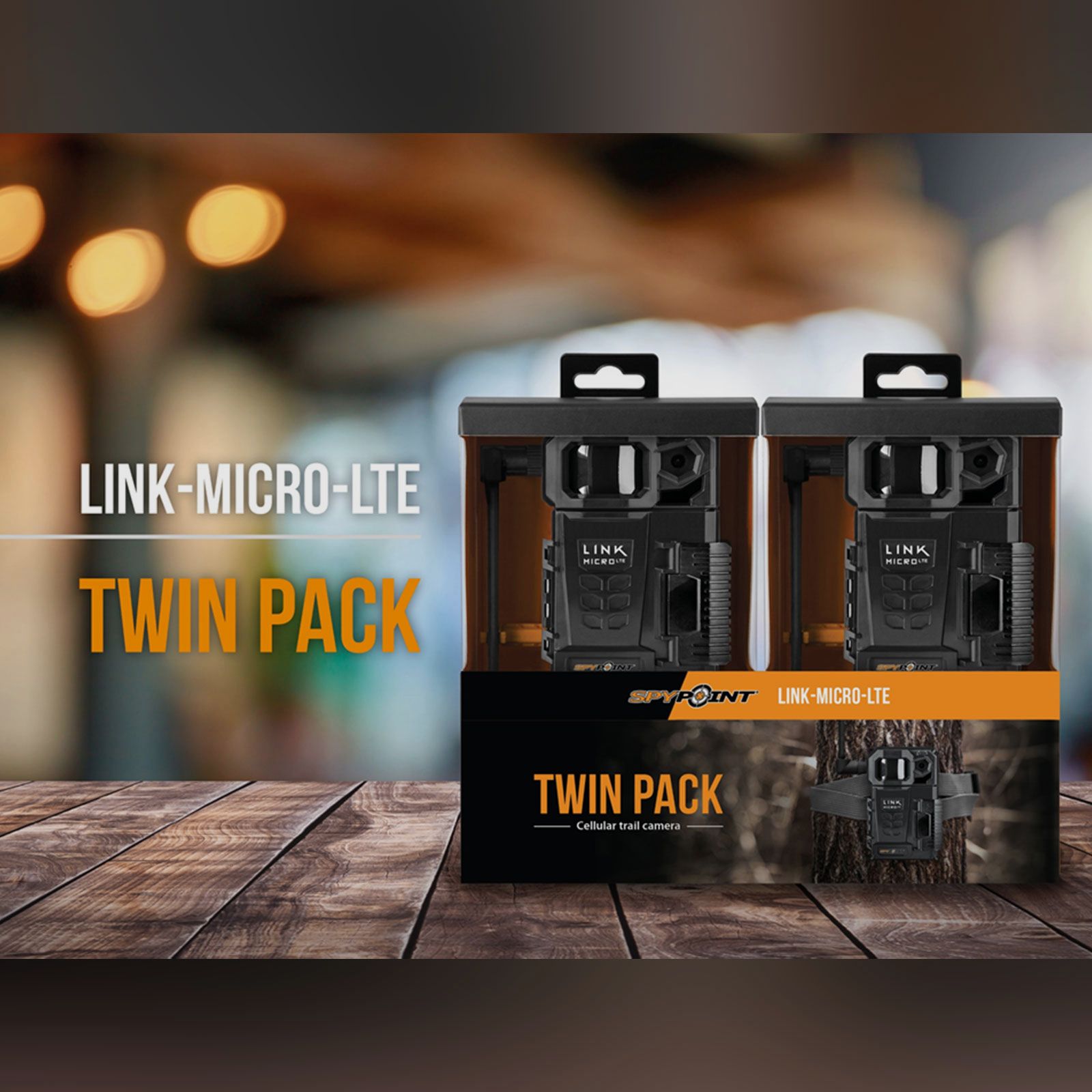 SPYPOINT Trail Camera Link Micro LTE Twin Pack