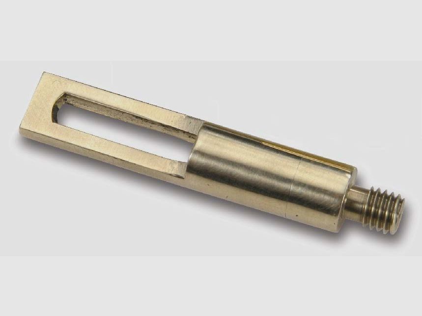 Messing schroefadapter mannelijke 10/32 (9mm.)