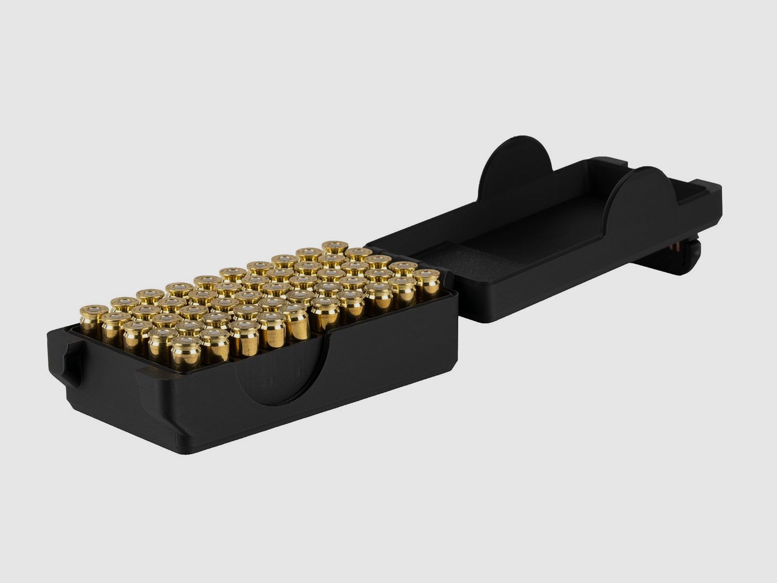 Munitionsboxen mit Entnahmehilfe Patronenbox in vielen Kalibern für Kurzwaffen