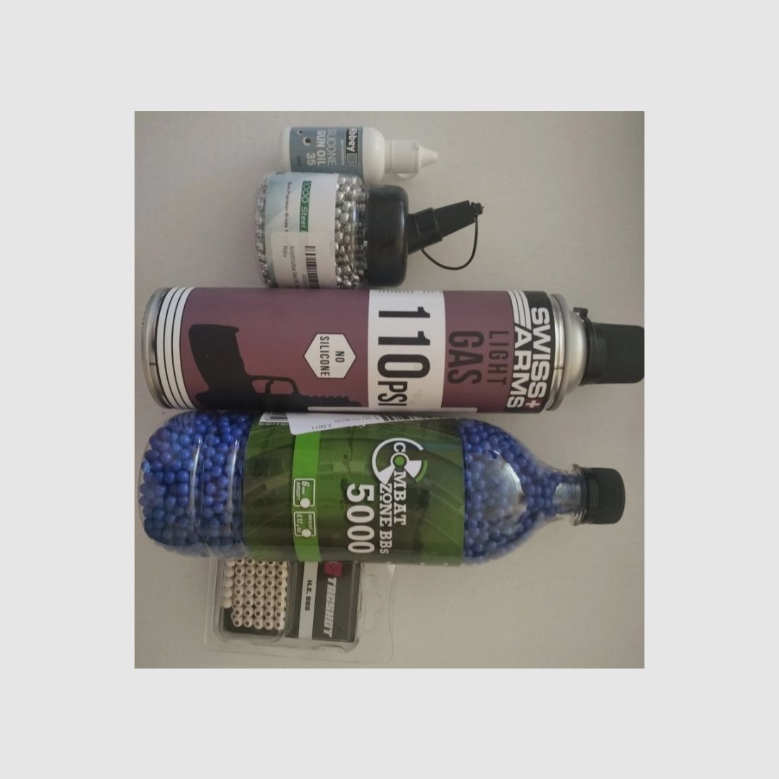 6mm balas de fogueo con gas valor balas 6mm BB con diferentes balas y gas y aceite para armas de Airsoft